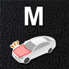 3M(TM) カーラッピング【ボンネット(M)】レザー調(ブラック)