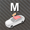 3M(TM) カーラッピング【ルーフ(M)】カーボン調(ガンメタ)